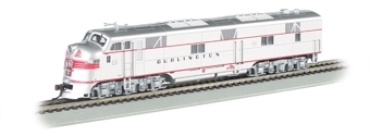 EMD E7A Diesel Locomotive, Chicago Burlington and Quincy #99168 - digital sound fitted