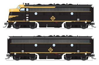 EMD F7 A/B set ERIE 711A/711B DCC and Sound