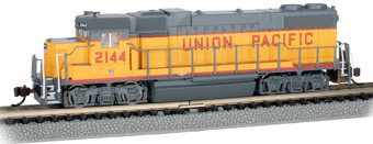 GP38-2 EMD 2144 of the Union Pacific - digital sound fitted