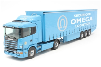 Scania Taughtliner 'Securicor Omega Logistics'