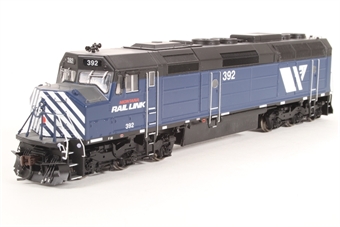 F45 EMD 392 of the Montana RailLink Inc - digital sound fitted