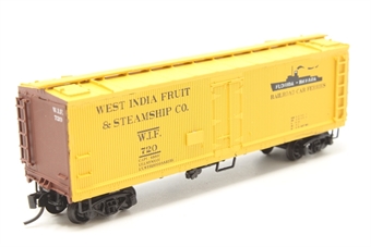 40' wood reefer of West India Fruit - yellow 720