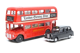 London Bus and Taxi Gift set