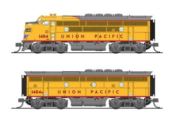 F3A & F3B EMD 1404/1404B of the Union Pacific - digital sound fitted