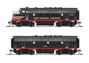 F7A & F7B EMD 6243/8143 of the Southern Pacific - digital sound fitted