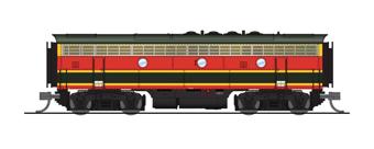 F7B EMD 70B of the Kansas City Southern - digital sound fitted