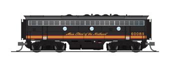 F7B EMD 6008C of the Northern Pacific - digital sound fitted