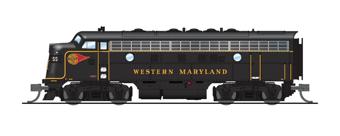 F7A EMD 56 of the Western Maryland - digital sound fitted