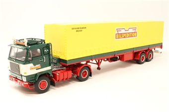 Volvo F88 with curtainside trailer 'Bilspedition'