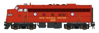 F7A EMD 1000 of the Ohio Central - digital sound fitted