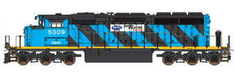 SD40-2W EMD 5306 of Diesel Electric Services - digital sound fitted