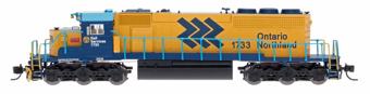 SD40-2 EMD 1732 of the Ontario Northland - digital sound fitted