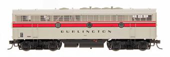 F7B EMD 168B of the Chicago Burlington and Quincy - digital sound fitted