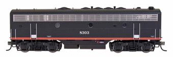 F7B EMD 8277 of the Southern Pacific - digital sound fitted