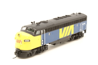 FP7 EMD 6569 of Via Rail Canada