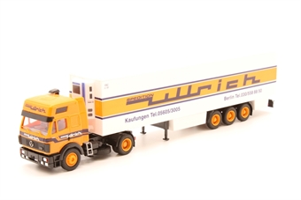 Mercedes LKW with refrigerated trailer 'Spedition Ullrich'