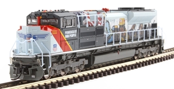 SD70ACe EMD 1111 of the Union Pacific - digital sound fitted