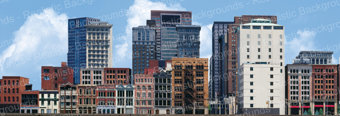 City Scene B 13" x 38"