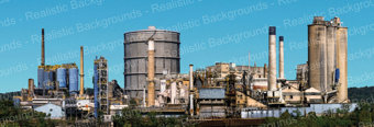 Concrete Plant Scene 13" x 38"