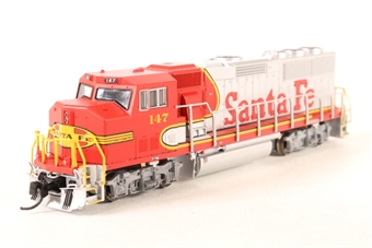 GP60M EMD 147 of the Santa Fe