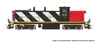 GMD1B 1400-series GMD 1434 of the Canadian National - digital sound fitted