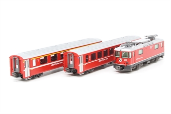 RhB train pack - includes Class Ge 4/4 II 632 'Zizers' and 2 coaches