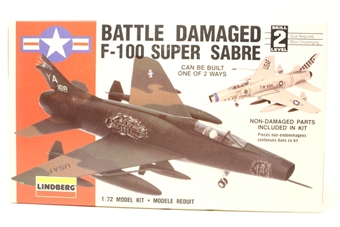 North American F-100 Super Sabre - battle-damaged finish