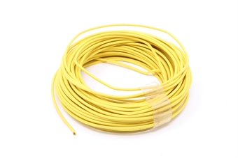 10m Single Core Wire - Yellow