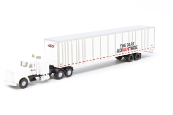 Semi truck with 53' trailer 'The Dart Advantage'