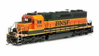 SD39 EMD 6204 of the Burlington Northern Santa Fe 