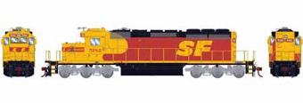 SD40-2 EMD 5182 of the Santa Fe 