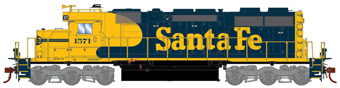 SD39 EMD 1571 of the Santa Fe 