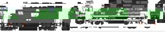 SD40-2 EMD 7812 of the Burlington Northern 