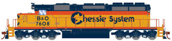 SD40-2 EMD 7608 of the Chessie System