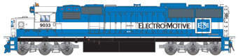 EMD SD60 9033 of the Electro-Motive - digital sound fitted
