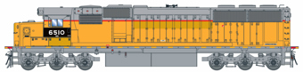 EMD SD60 6510 of the Norfolk Southern - digital sound fitted