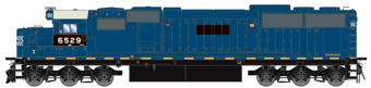EMD SD60 6529 of the Norfolk Southern - digital sound fitted