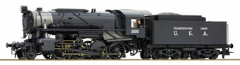 2-8-0 Steam Locomotive, US Army Transportation Corps. #2610