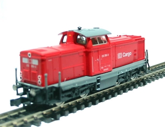 Class 212 Diesel loco of the German DB AG in 'Cargo' red livery Epoch V