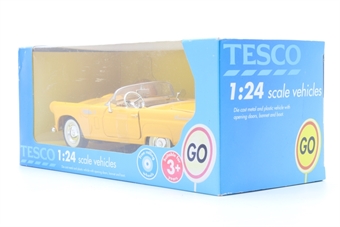Ford Thunderbird Convertible, yellow, Tesco branded box