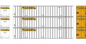 53' Stoughton Containers JB Hunt - pack of 3