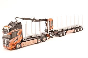 Scania R730 timber wagon combi 'Timmerline Transport'