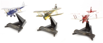 De Havilland Tiger Moth Glasmoth (Set of 3)
