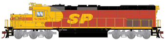 SD40T-2 EMD 8315 of the Southern Pacific