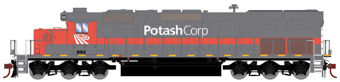 SD40T-2 EMD 35022 of the Potash - digital sound fitted