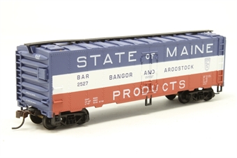 41 Ft Steel Reefer of the Bangor & Aroostoock State of Maine Products BAR 2527