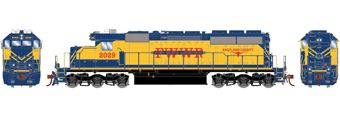 SD40 EMD 2029 of the Fort Worth & Western - digital sound fitted