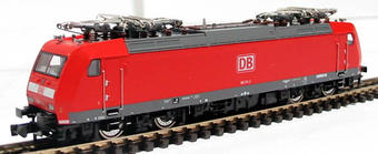 Class BR 185 111-2 of the DB in red livery