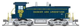 NW2 EMD 21 of the Bangor and Aroostook - digital sound fitted
