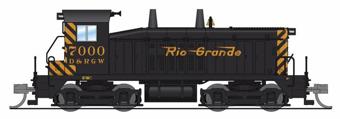 NW2 EMD 7000 of the Rio Grande - digital sound fitted